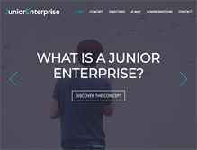 Tablet Screenshot of juniorenterprise.net